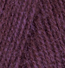 Alize ANGORA REAL 40 (Ангора Реал 40) № 111 сливовий (Напіввовняна пряжа, нитки для в'язання) 111 фото