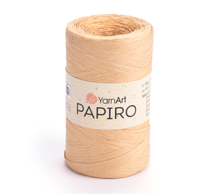 Рафія YarnArt Papiro (Папіро) №1315 світлий беж, целюлоза, нитки для в&rsquo;язання 1315 фото