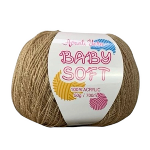 Пряжа Avanti Yarn Baby Soft №Е004 кремовый (акрил) 50 г, 700 м Е004 фото