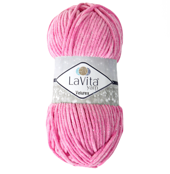 Пряжа LaVita Yarn Velurex (Велюрекс) №4017 рожевий, велюрова, нитки плюшеві 4017 фото Пряжа LaVita Yarn Velurex (Велюрекс) №4017 рожевий, велюрова, нитки плюшеві 4017 фото