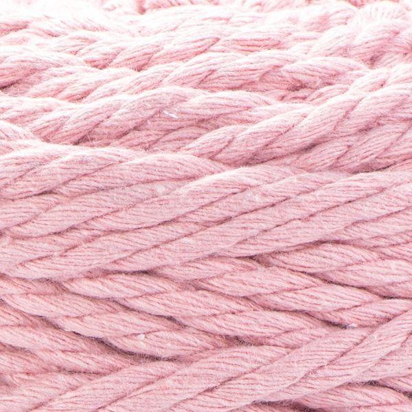 Пряжа YarnArt Macrame Rope 3 мм №762 розовый, шнур для плетения макраме 762 фото