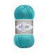 Пряжа Alize Diva (Ализе Дива) №376 бирюзовый, микрофибра, нитки для вязания 376 фото 1