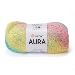 Пряжа YarnArt Aura №6520 (мохер, вовна) 100 г 480 м 6520 фото