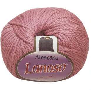 Пряжа Lanoso ALPACANA № 3019 рожевий, пряжа вовна, альпака з акрилом, для ручного в'язання спицями та гачком 3019 фото