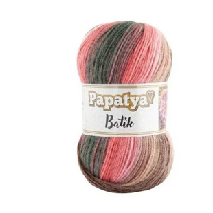 Пряжа Papatya Batik (Папатя Батiк) №55427, акрилова нитки для в'язання спицями і гачком 55427 фото