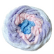 Набор плюшевой пряжи для пледа Purple Yarn (Парпл Ярн) №10, нитки велюр для вязания спицами и крючком 10 фото 1