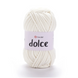 Пряжа Yarnart Dolce №745 молочный - плюшевая, велюр для вязания спицами и крючком 745 фото 1