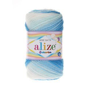 Пряжа Alize Sekerim Bebe Batik №2130, акрилова, нитки для в'язання спицями і гачком 2130 фото