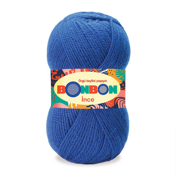 Пряжа Nako Bonbon Ince №98488 волошка (акрил) 100 г, 300 м 98488 фото Пряжа Nako Bonbon Ince №98488 волошка (акрил) 100 г, 300 м 98488 фото