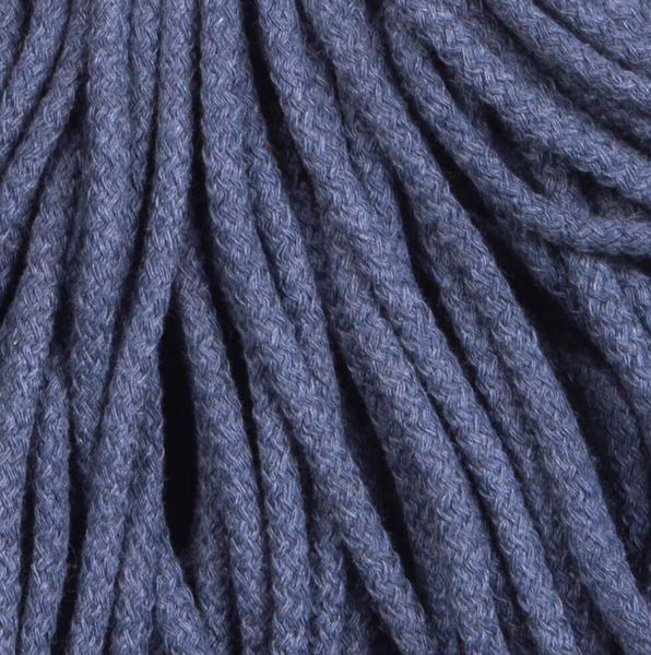 Пряжа Yarnart Macrame Braided №761 синій, макраме для ручного в'язання спицями та гачком 761 фото