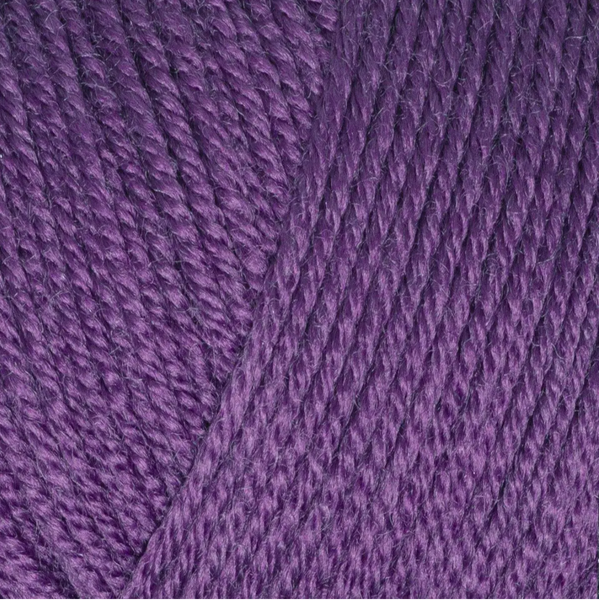 Пряжа Gazzal Wool 175 № 335 фіолетовий колір, 175м/50гр, 100% вовна мериноса, для ручного в'язання спицями та гачком 335 фото