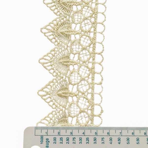 Кружево макраме 5,5 см молочное, для декора и шитья 729-112 фото