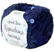 Пряжа Avanti Yarn Королевская Паетка 3+6 мм №70 темно-синий, паетка в тон на хлопковой основе для вязания спицами и крючком 70 фото 1