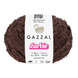 Пряжа Gazzal Barbie № 10708 коричневый цвет, 150м/50гр, 90% вискоза, для ручной вязки спицами и крючком 10708 фото 1