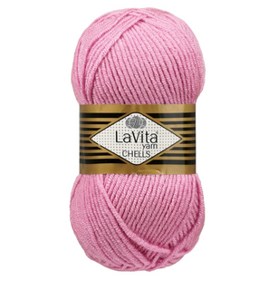 Пряжа LaVita Chells №90 рожевий (акрил) 100 г, 170 м 90 фото