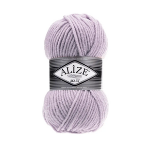 Пряжа Alize Superlana Maxi (Суперлана Макси) №505 лиловый, нитки толстые для вязания 505 фото