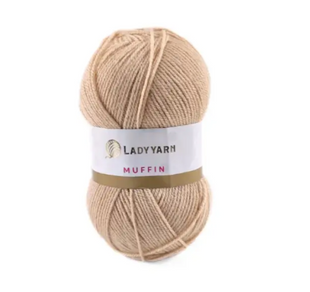Пряжа Lady Yarn Muffin №013 беж (акрил) 100 г, 300 м 013 фото