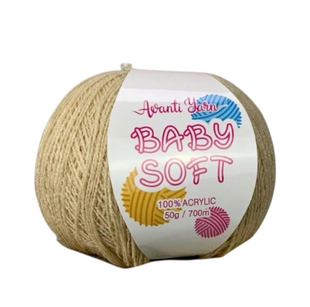 Пряжа Avanti Yarn Baby Soft №Е010 светло-карамельный (акрил) 50 г, 700 м Е010 фото