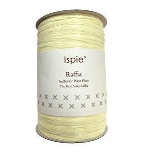 Рафия Ispie Vanilla/Ваниль (100% целлюлоза (на основе хлопка)) 250 м D35 фото