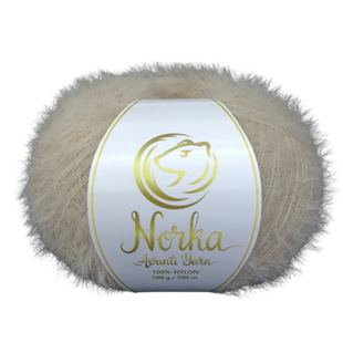 Пряжа Avanti Yarn Norka (Норка) №830 кавова пінка, нейлон нитки для в'язання спицями і гачком 830 фото