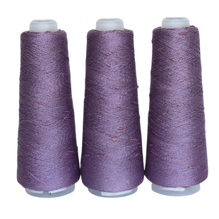 Пряжа Infinity Yarn VISCO KNOT №247 припилений бузок+мультіколор, пряжа з люрексом, для в'язання гачком и спицями 247 фото