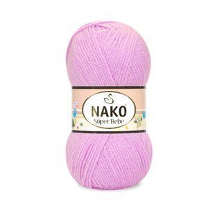 Пряжа Nako Super Bebe №11626 рожевий (акрил) 50 г, 180 м 11626 фото