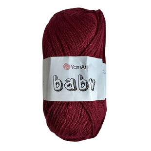 Пряжа Yarnart Baby №577 бордо - дитяча, для в'язання спицями і гачком 577 фото