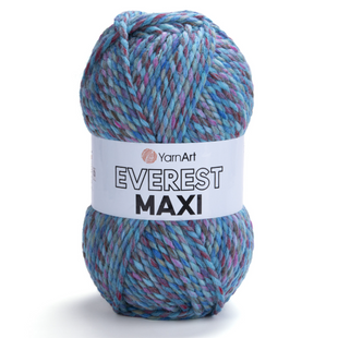 Пряжа YarnArt Everest Maxi №8027 напіввовняна товста пряжа, для ручного в'язання спицями та гачком 8027 фото