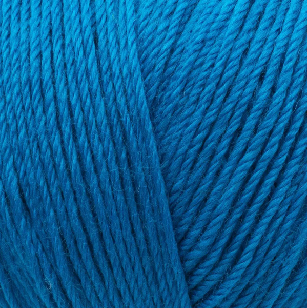 Пряжа Gazzal Baby Wool №822 морська хвиля колір, 175м/50гр, 40% мериносова вовна, для ручного в'язання спицями та гачком 822 фото