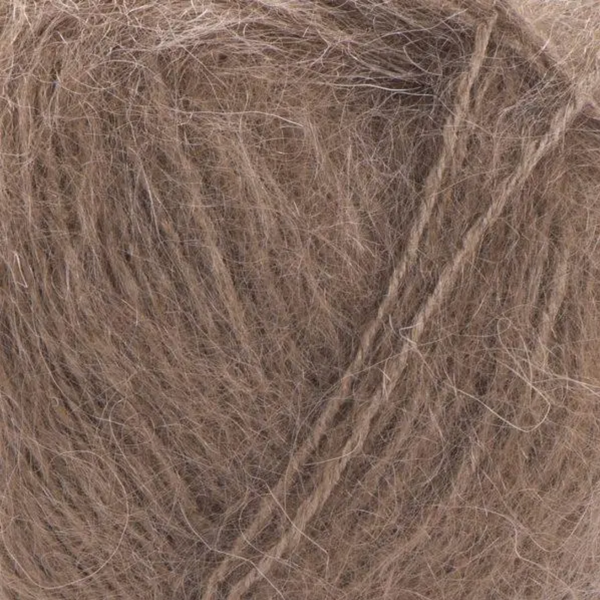 Пряжа YarnArt Mohair Trendy №116 бежевый, мохер, нитки для вязания спицами и крючком 116 фото