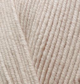 Пряжа Alize Cotton Gold (Котон Голд) №67 молочно-бежевий, бавовна, нитки для в'язання 67 фото