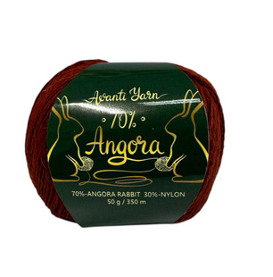 Пряжа Avanti Yarn Angora 70 (Ангора 70) №H949 рыжий для ручной вязки спицами и крючком H949 фото