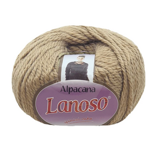 Пряжа Lanoso ALPACANA № 3004 світлий беж, пряжа вовна, альпака з акрилом, для ручного в'язання спицями та гачком 3004 фото