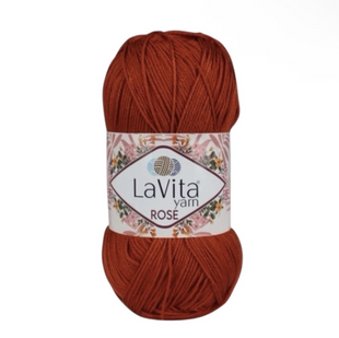 Пряжа LaVita Rose №2321 цегляний (акрил) 100 г, 350 м 2321 фото