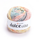 Пряжа Yarnart Dolce Vita № 3402 - плюшевая (велюр), секционной покраски для вязания спицами и крючком 3402 фото 1