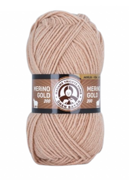 Пряжа Madame Tricote Paris Merino Gold 200 (шерсть, акрил) 100г, 200 м