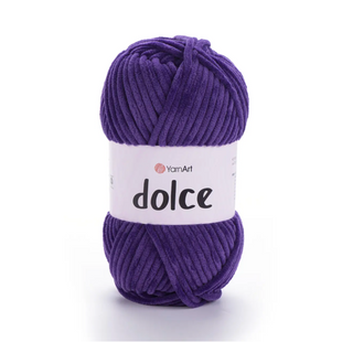 Пряжа Yarnart Dolce №792 фіолетовий - плюшева, велюр для в'язання спицями і гачком 792 фото
