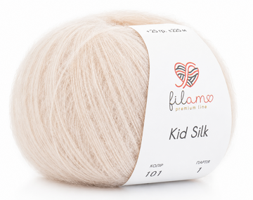 Пряжа Filamo Kid Silk (кид мохер, шелк) 25г, 225м