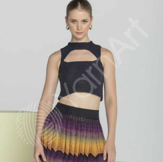 YarnArt FLOWERS UNICOLOR (Фловерс Уніколор) № 764 теракот-коричневий (Пряжа коттон, нитки для в'язання) 764 фото