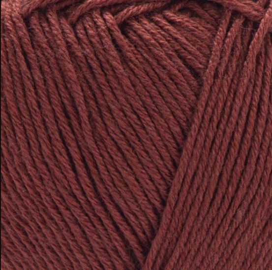 YarnArt FLOWERS UNICOLOR (Фловерс Уніколор) № 764 теракот-коричневий (Пряжа коттон, нитки для в'язання) 764 фото