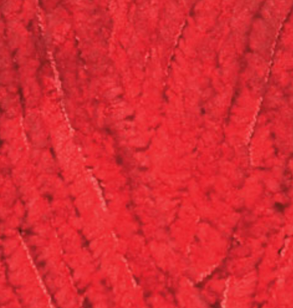 Пряжа Alize Softy (Софти) №56 красный, плюшевая, нитки для вязания 56 фото