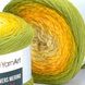 Пряжа YarnArt Flowers Merino №549 напіввовна, секційного фарбування для в'язання спицями та гачком 549 фото 2