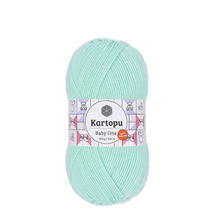 Пряжа Kartopu Baby One №K507 м'ятний (акрил) 100 г, 250 м K507 фото