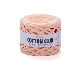 Пряжа YarnArt Cotton Club (Коттон Клаб) №7345 абрикосовий, трикотажна, нитки для в&rsquo;язання 7345 фото