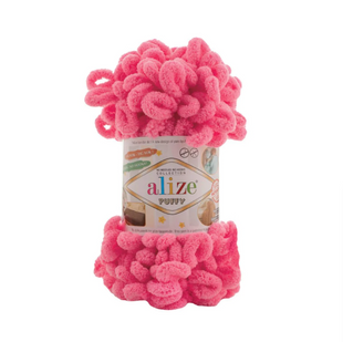 Пряжа Alize Puffy №560 світло-кораловий (100% мікрополіестер) 100 г, 9 м 560 фото