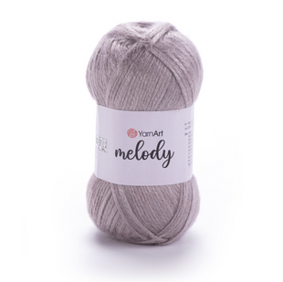 Пряжа YarnArt Melody №891, напіввовна нитки для в'язання спицями та гачком 891 фото