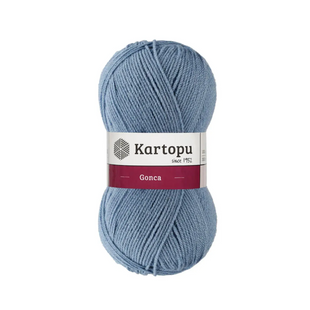 Пряжа Kartopu Gonca (Гонка) №644 джинс, 100% акрил нитки для в'язання 644 фото