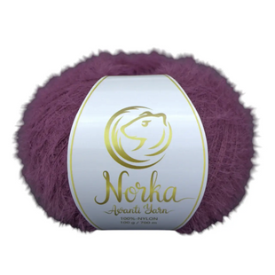 Пряжа Avanti Yarn Norka (Норка) №813 винний, нейлон нитки для в'язання спицями і гачком 813 фото