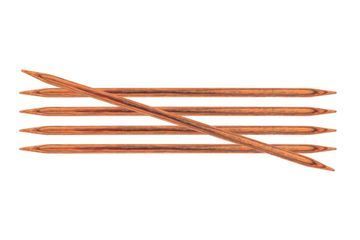 Спиці шкарпеткові дерев'яні KnitPro Ginger