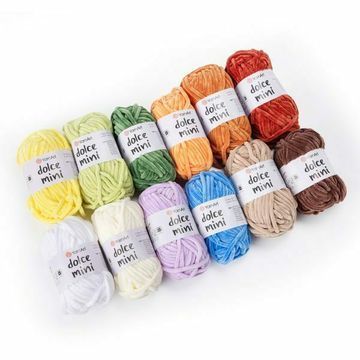 Набір пряжи YarnArt Dolce Mini (мікрополіестр) 12 мотків, 30г, 32 м
